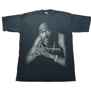 Tupac Shakur Shirt Pro Champ Mens 2XL Tall Heavy‎ Hip Hop Rap Tee Y2K